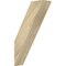 Ekena Millwork 4"W x 12"D x 20"H Traditional Rough Sawn Knee Brace, Douglas Fir BRC04X12X20TRA00RDF - alternate 1